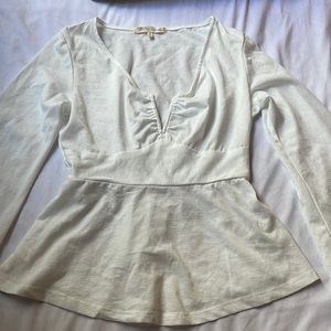 White Loose Long Sleeve